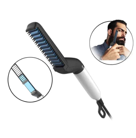 Peine eléctrico para barba y cabello de hombre