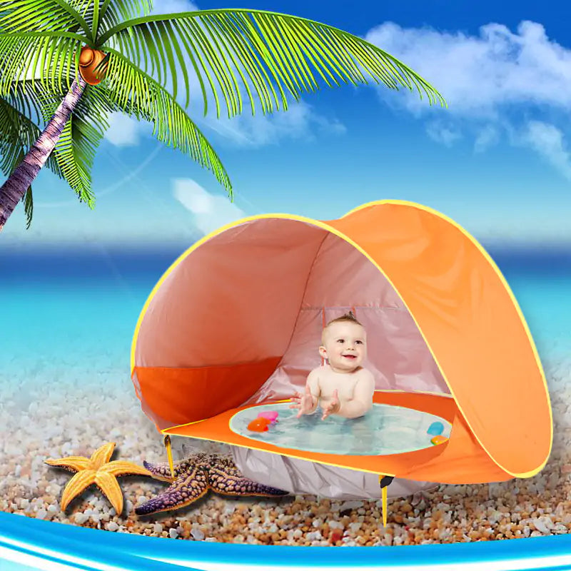 Tienda de playa para bebé