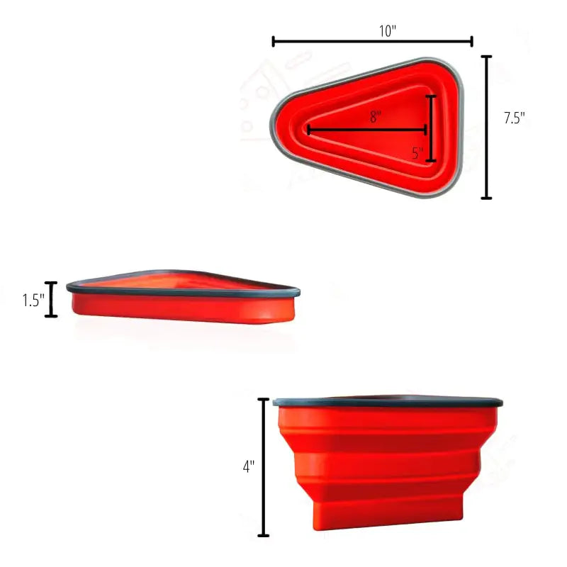 Contenedor de rebanadas de pizza